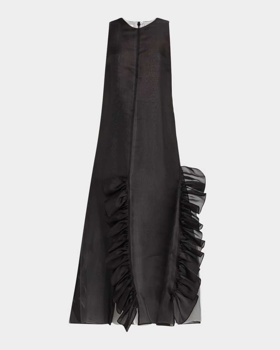 Radieux Ruffle Sleeveless Gown